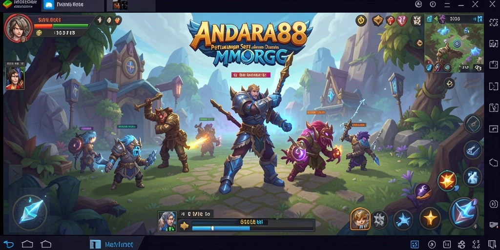 Tampilan gameplay <strong>ANDARA88</strong> yang mendebarkan dan penuh aksi.