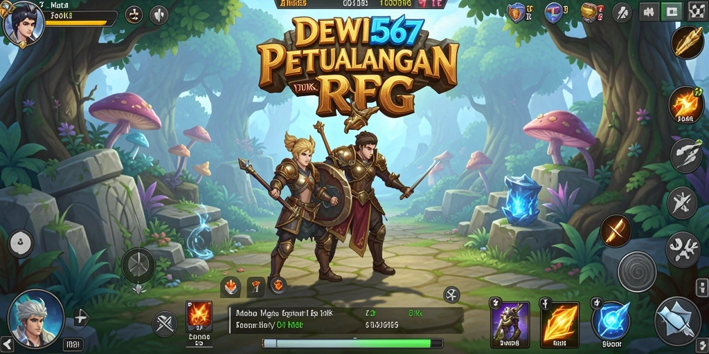 Tangkapan layar gameplay DEWI567 menampilkan aksi pertarungan yang seru dan grafik yang menawan.