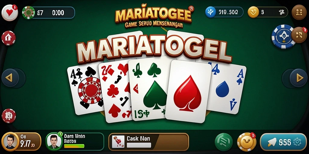 Tampilan gameplay domino yang seru dan menarik