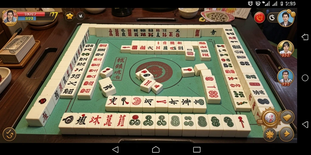 Tampilan gameplay menarik dari TOKPED777 yang menampilkan Mahjong.